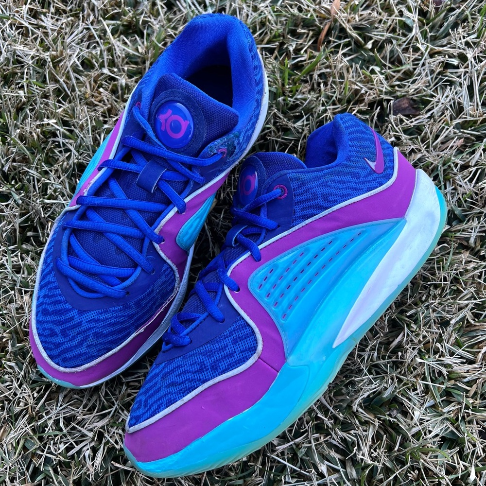 CLEAN Nike KD 16 Ready Play Blue size 10.5 Womens Basketball Shoes